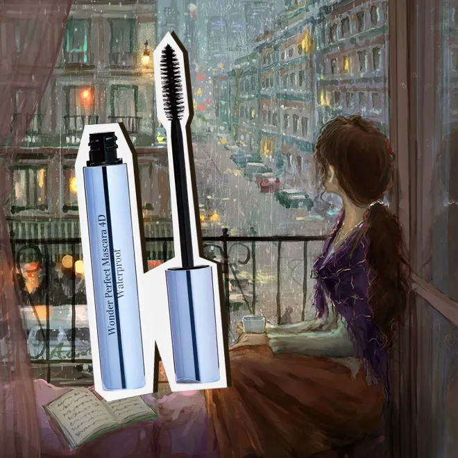 Хорошая водостойкая тушь Wonder Perfect Mascara 4D Waterproof