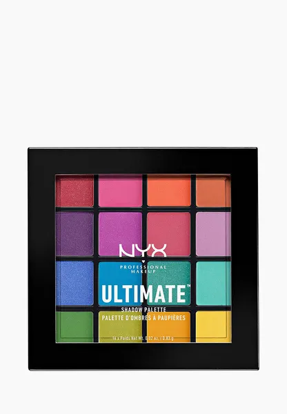 Палетка теней для век Nyx Professional Makeup ULTIMATE SHADOW PALETTE, тон 04 Brights