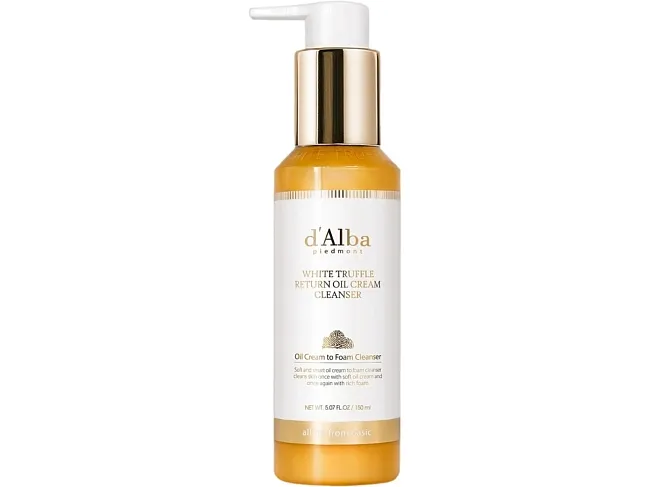 Масло+пенка для глубокого очищения 2в1 White Truffle Return Oil Cream Cleanser, d’Alba фото № 6