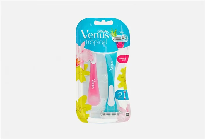 Одноразовые бритвы Gillette VENUS TROPICAL 