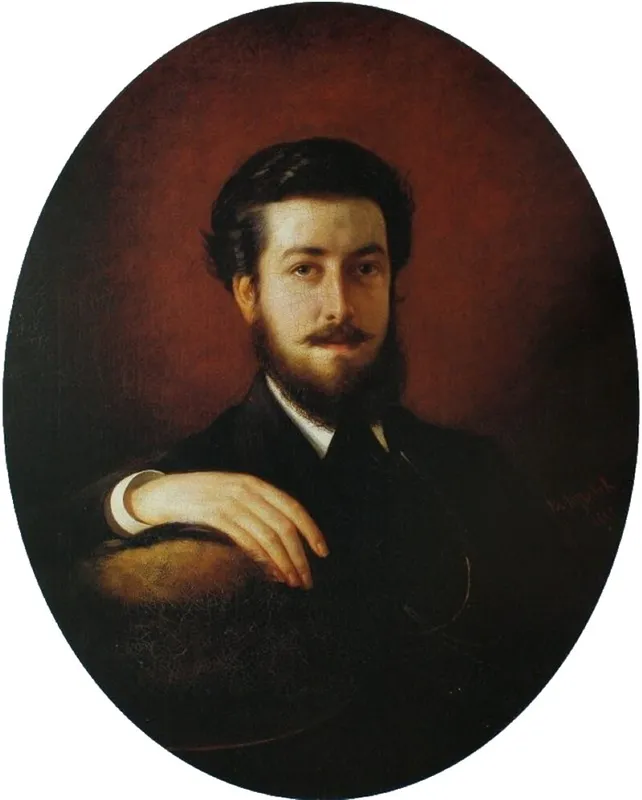 Василий Владимирович Пукирев Автопортрет, 1868 год